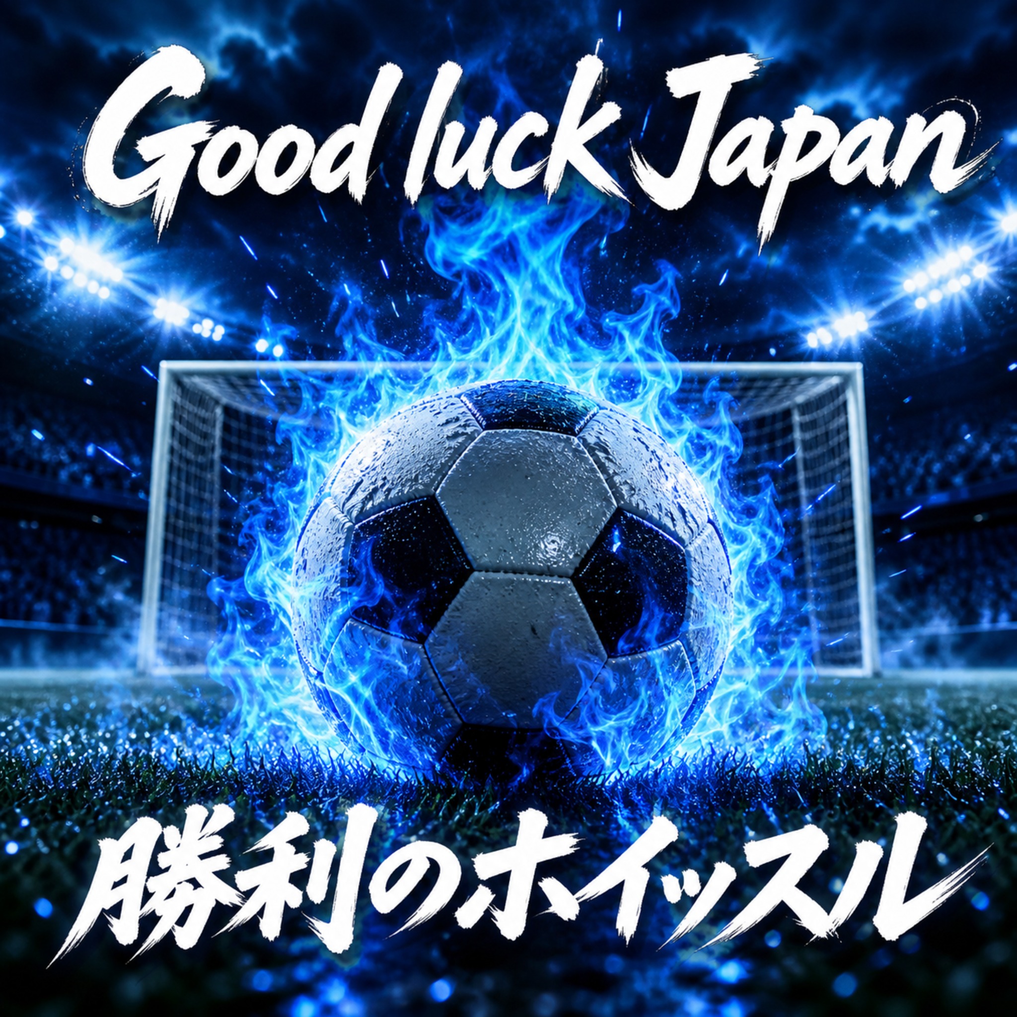 Good luck Japan『勝利のホイッスル』ジャケット写真